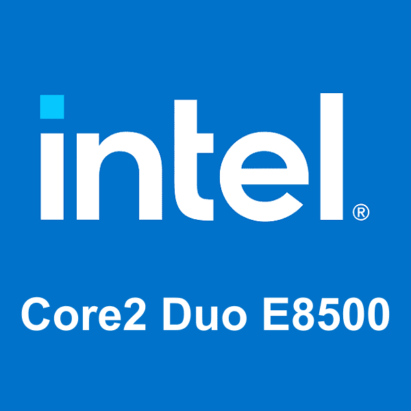 Intel Core2 Duo E8500 logo