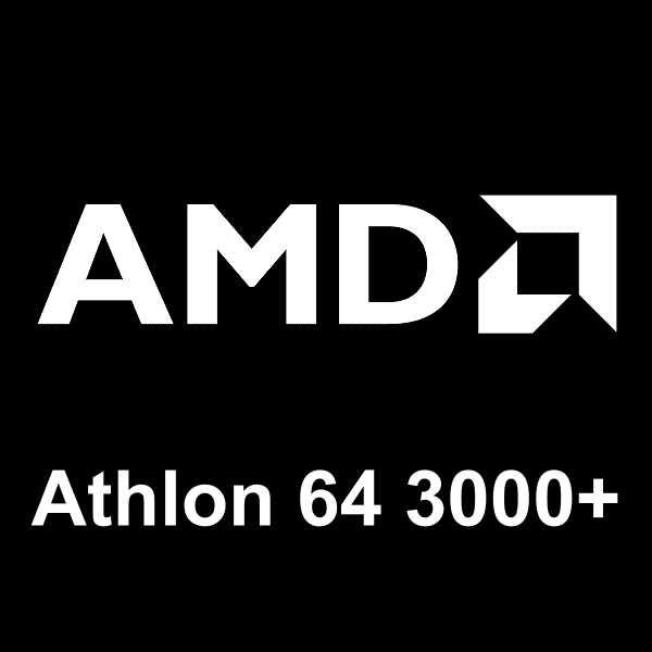AMD Athlon 64 3000+ logotipo