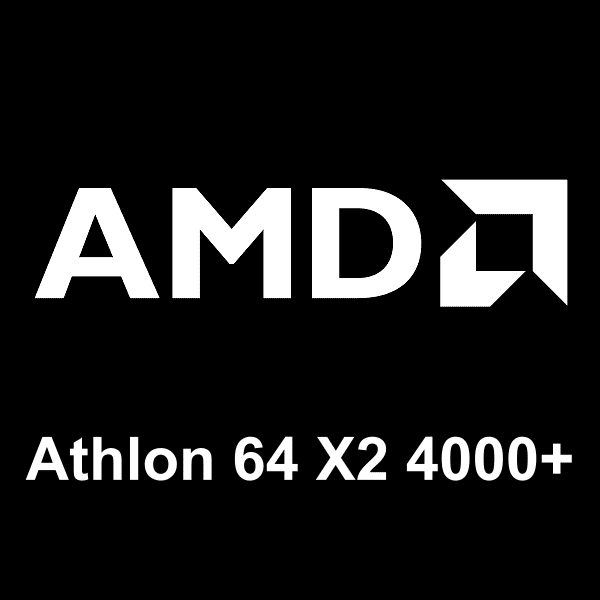 AMD Athlon 64 X2 4000+ logotipo