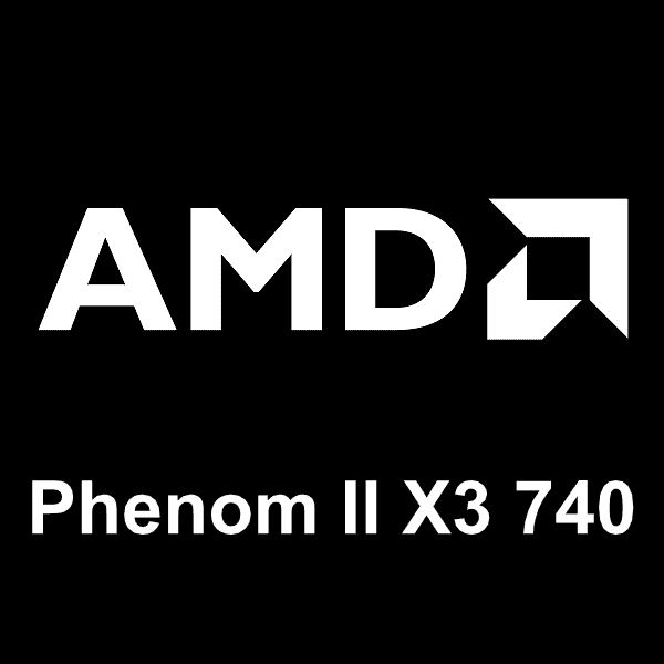 logo AMD Phenom II X3 740