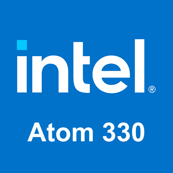 Intel Atom 330 로고
