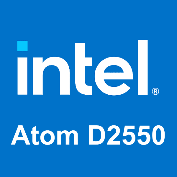 Логотип Intel Atom D2550