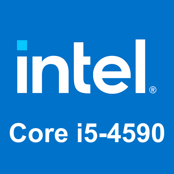 Intel Core i5-4590 logotipo