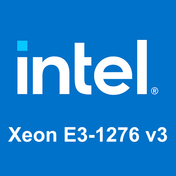 logo Intel Xeon E3-1276 v3