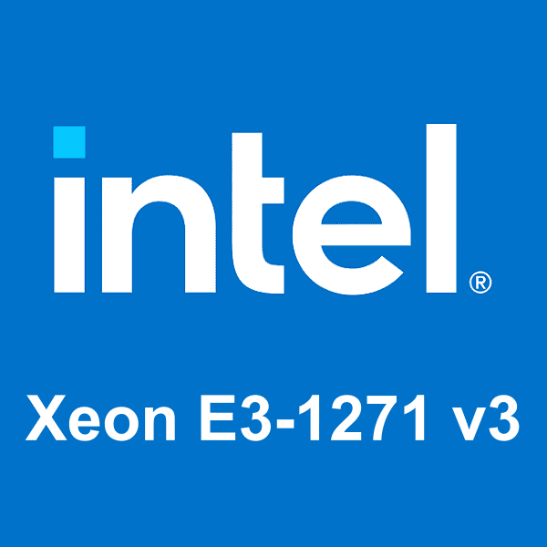 Intel Xeon E3-1271 v3 logosu
