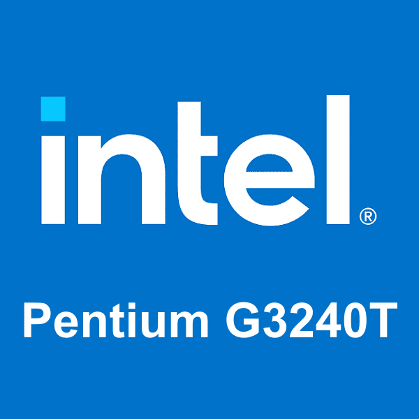 logo Intel Pentium G3240T