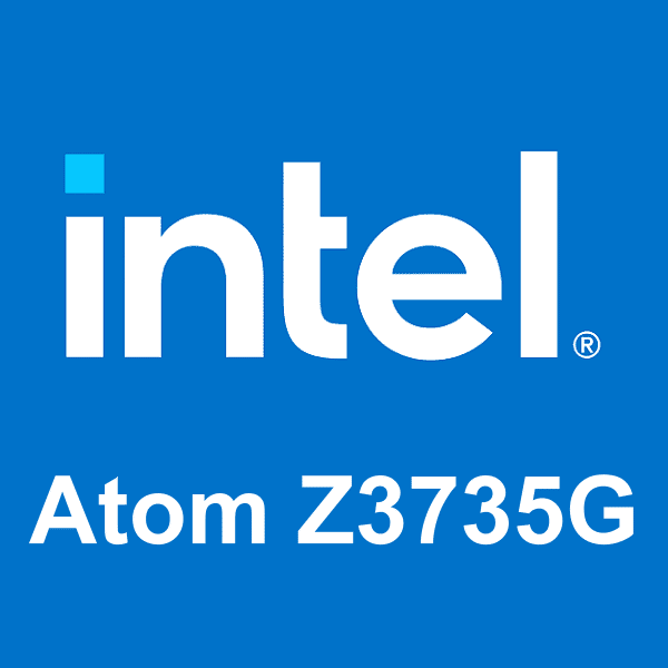 logo Intel Atom Z3735G