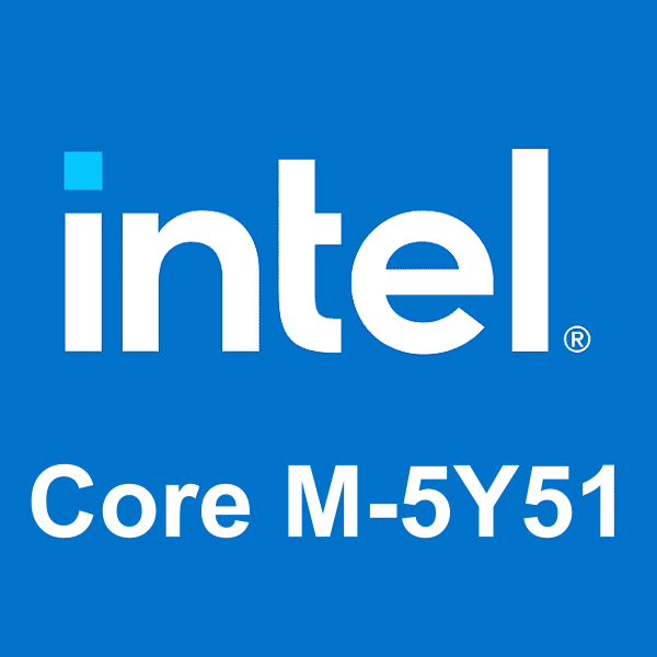 Intel Core M-5Y51 логотип