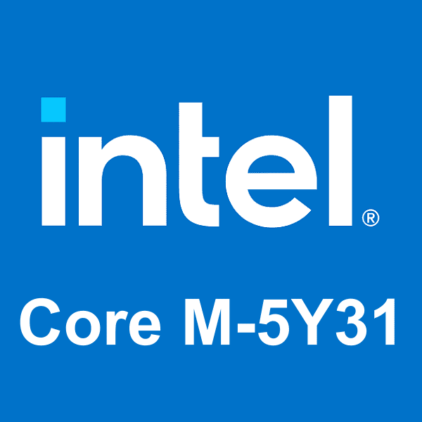 Intel Core M-5Y31 logotipo