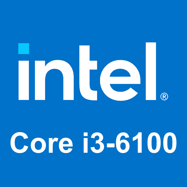 Intel Core i3-6100 логотип