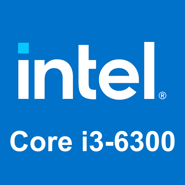 Intel Core i3-6300 logotip