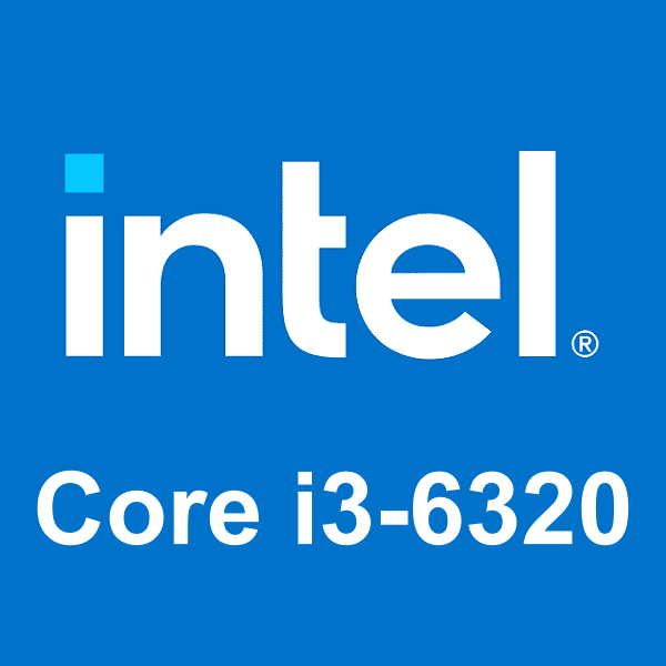 Intel Core i3-6320 로고
