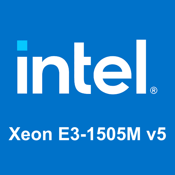 logo Intel Xeon E3-1505M v5