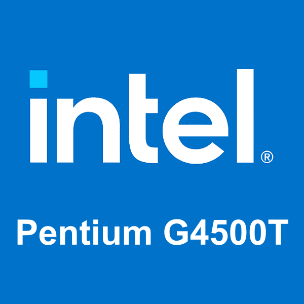 logo Intel Pentium G4500T