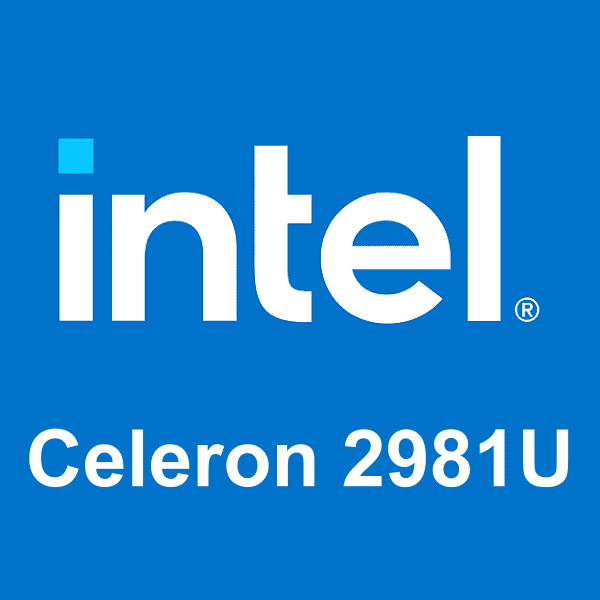 logo Intel Celeron 2981U
