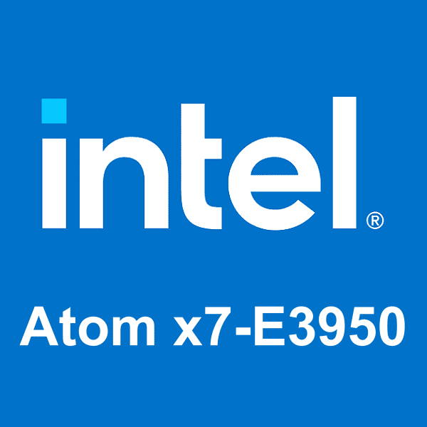 Intel Atom x7-E3950 logo