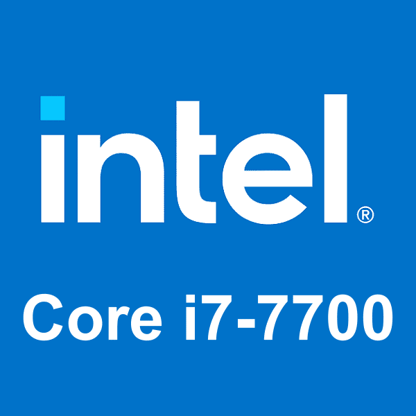 Intel Core i7-7700 logotipo