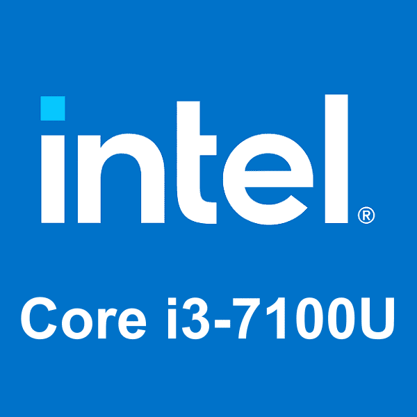 Intel Core i3-7100U logosu