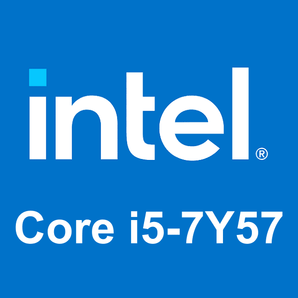 Biểu trưng Intel Core i5-7Y57