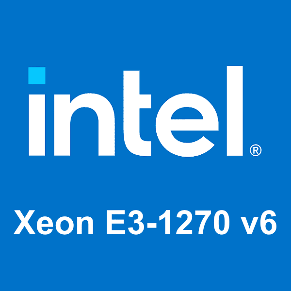 Biểu trưng Intel Xeon E3-1270 v6
