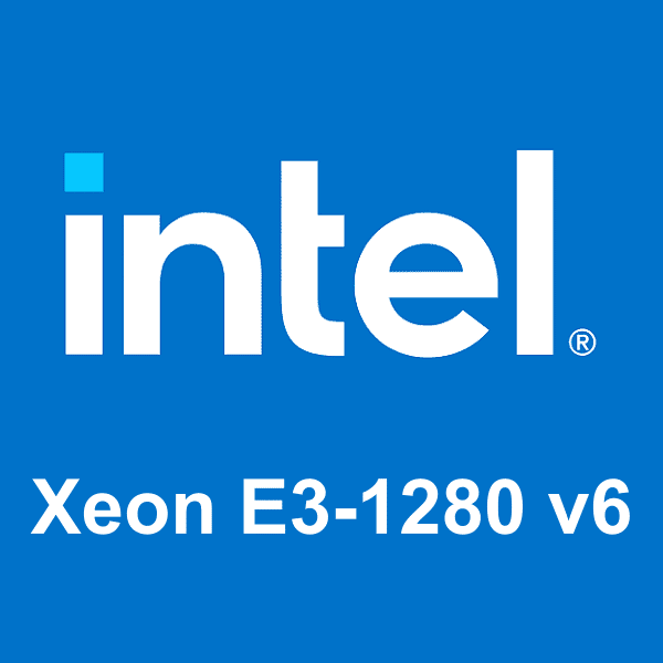 Intel Xeon E3-1280 v6 로고