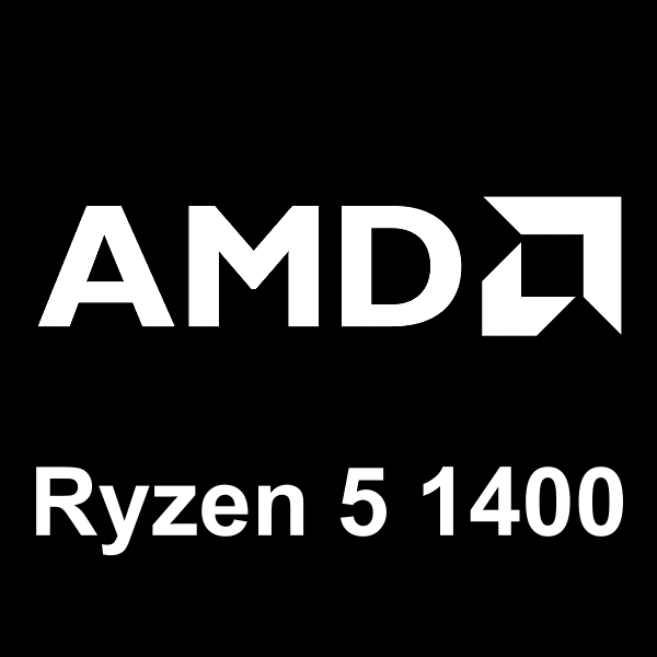 logo AMD Ryzen 5 1400