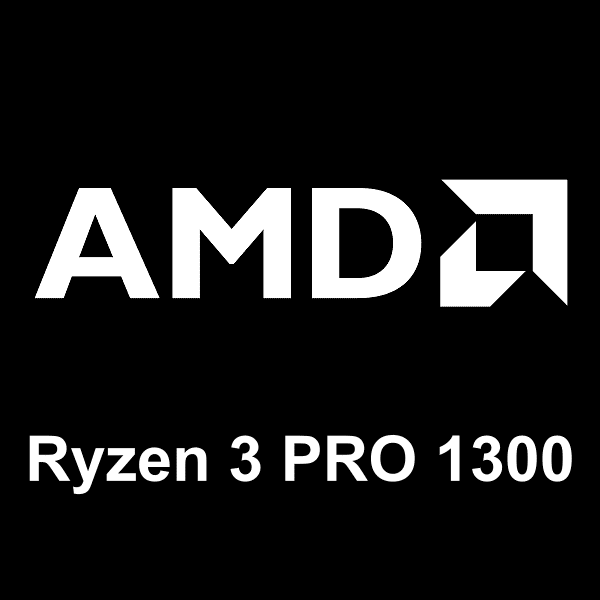 Логотип AMD Ryzen 3 PRO 1300