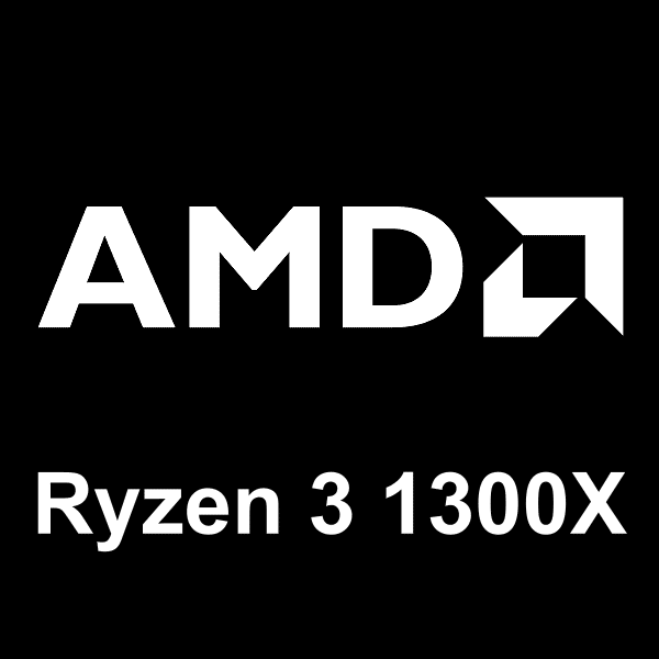 logo AMD Ryzen 3 1300X