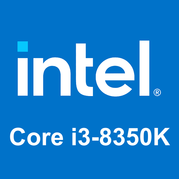 Логотип Intel Core i3-8350K