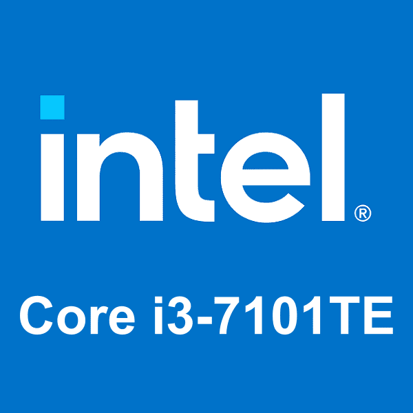 logo Intel Core i3-7101TE
