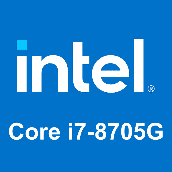 Intel Core i7-8705Gロゴ