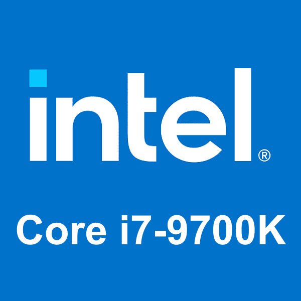 Intel Core i7-9700Kロゴ