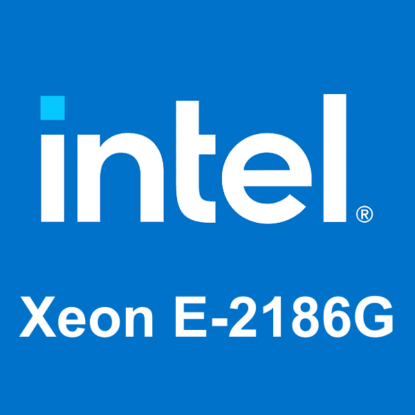 logo Intel Xeon E-2186G
