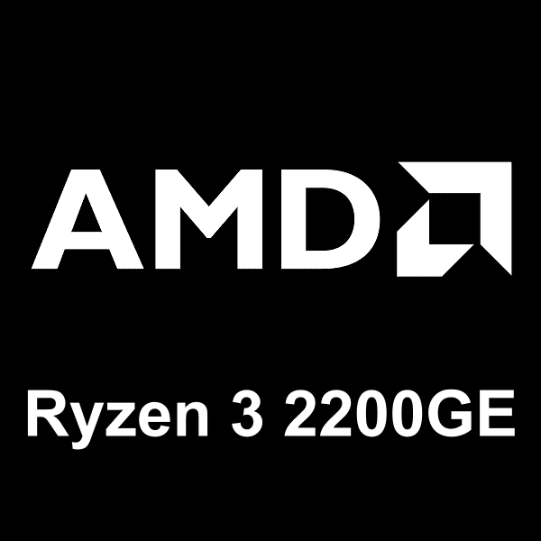 logo AMD Ryzen 3 2200GE