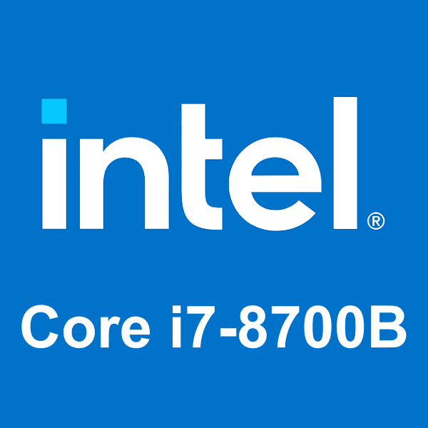 Intel Core i7-8700B 로고