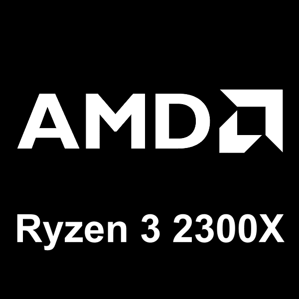 logo AMD Ryzen 3 2300X