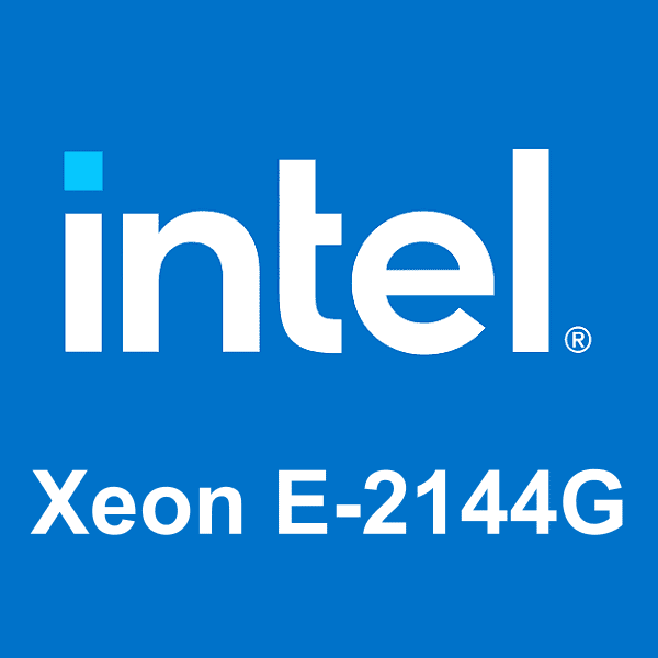 logo Intel Xeon E-2144G