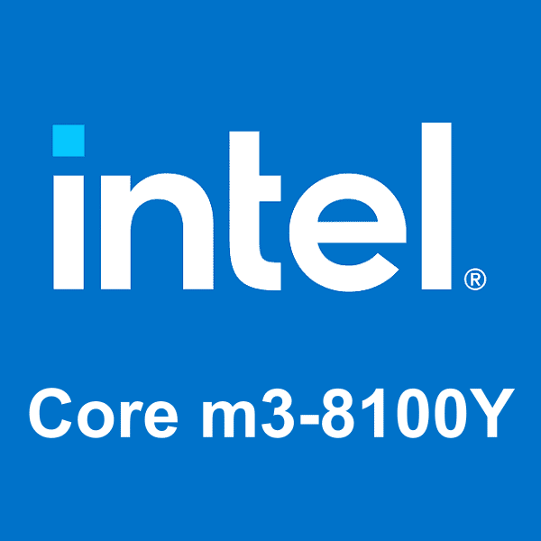 logo Intel Core m3-8100Y