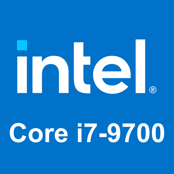 Intel Core i7-9700 로고
