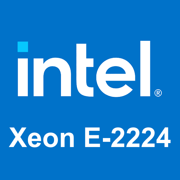 Intel Xeon E-2224 logo