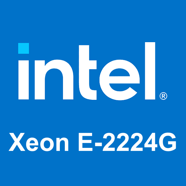 Intel Xeon E-2224G logo