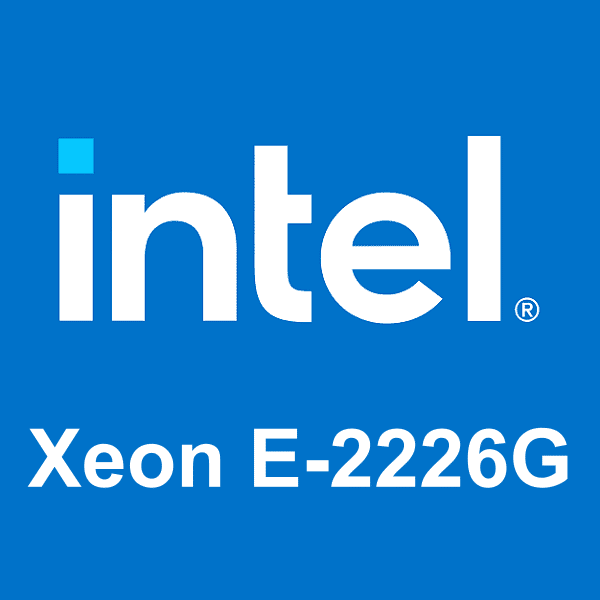 Intel Xeon E-2226G logotipo