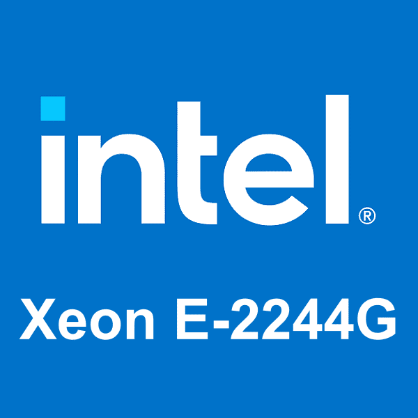 logo Intel Xeon E-2244G