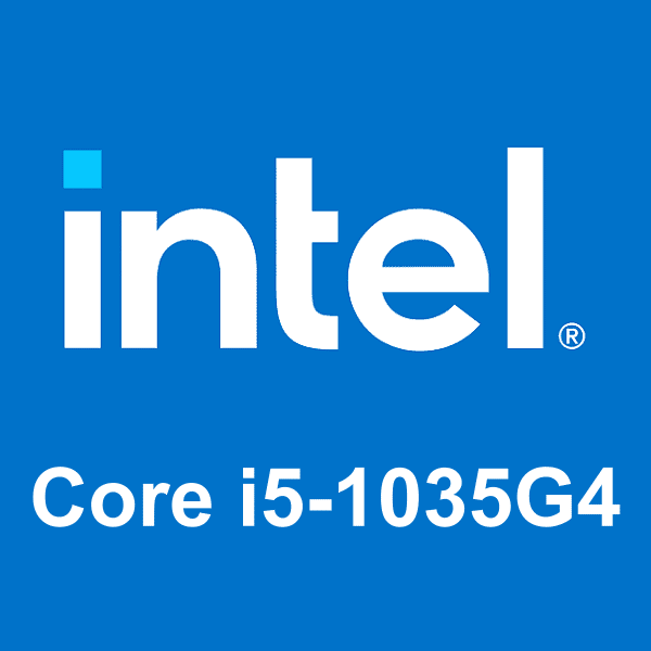 Intel Core i5-1035G4 logosu