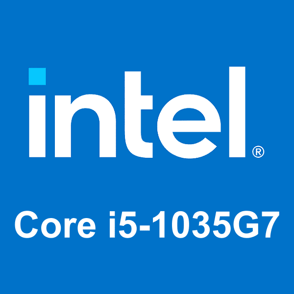 Intel Core i5-1035G7 logosu