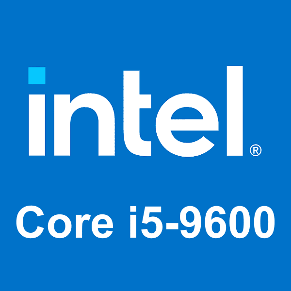 Intel Core i5-9600 логотип