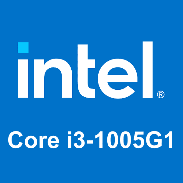 Intel Core i3-1005G1ロゴ