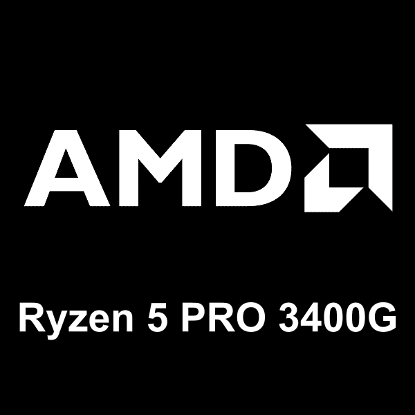 logo AMD Ryzen 5 PRO 3400G