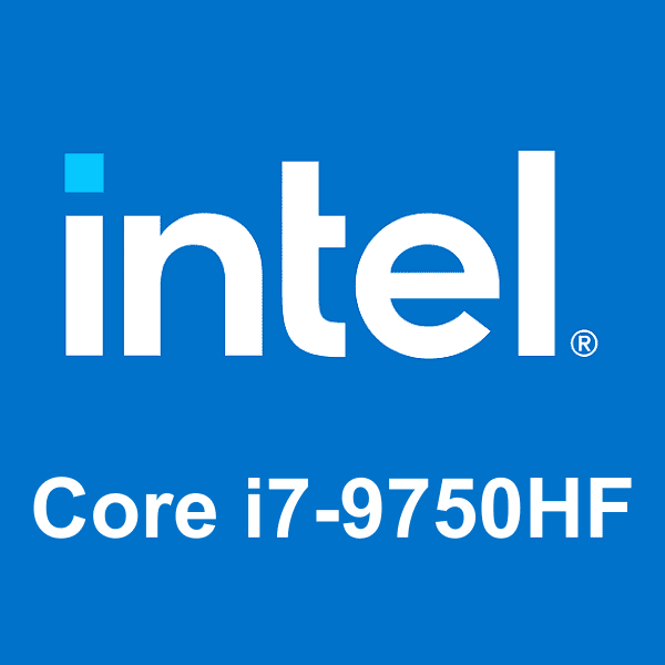 logo Intel Core i7-9750HF