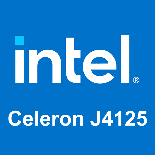 Intel Celeron J4125 логотип